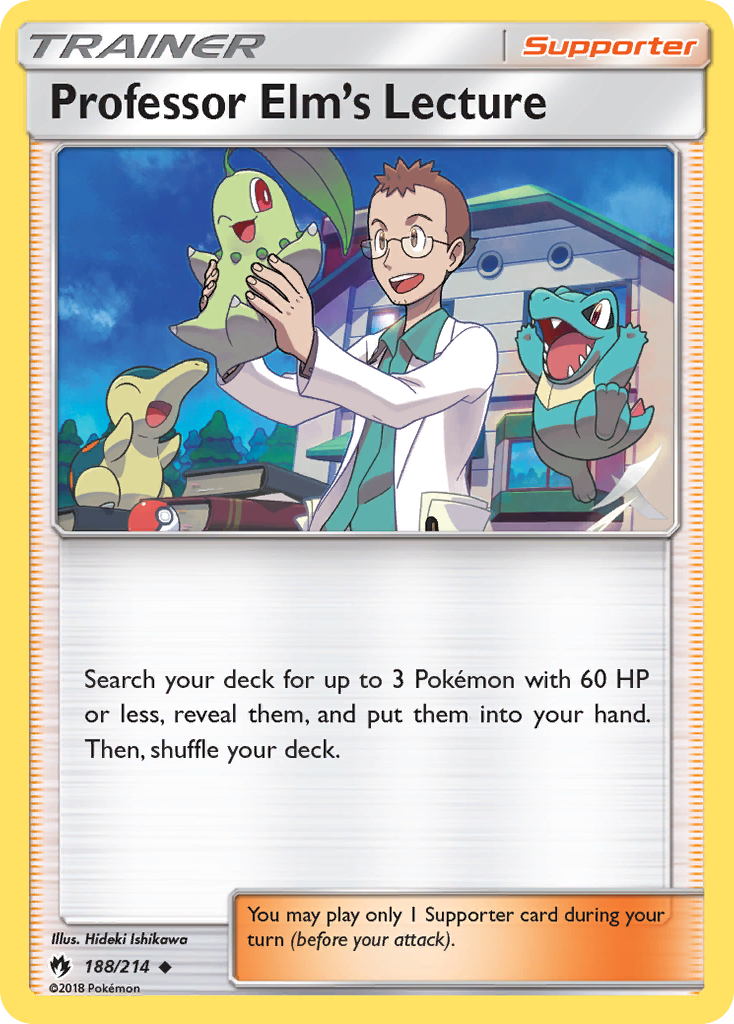 Professor Elm's Lecture (188/214) [Sun & Moon: Lost Thunder] | Pegasus Games WI