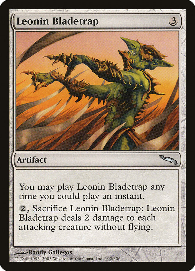 Leonin Bladetrap [Mirrodin] | Pegasus Games WI