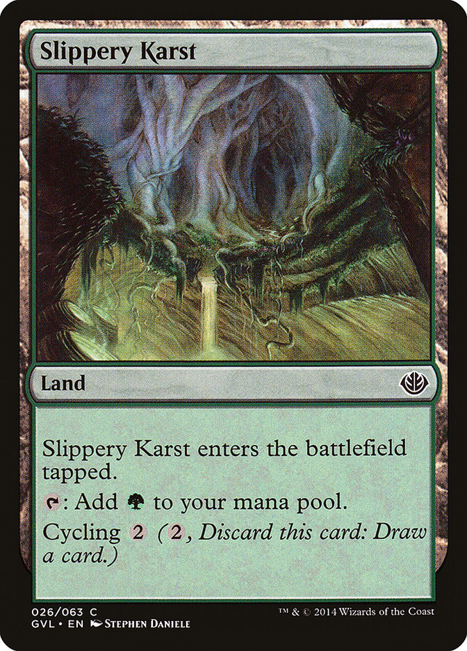 Slippery Karst (Garruk vs. Liliana) [Duel Decks Anthology] | Pegasus Games WI