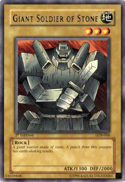Giant Soldier of Stone [LOB-068] Rare | Pegasus Games WI