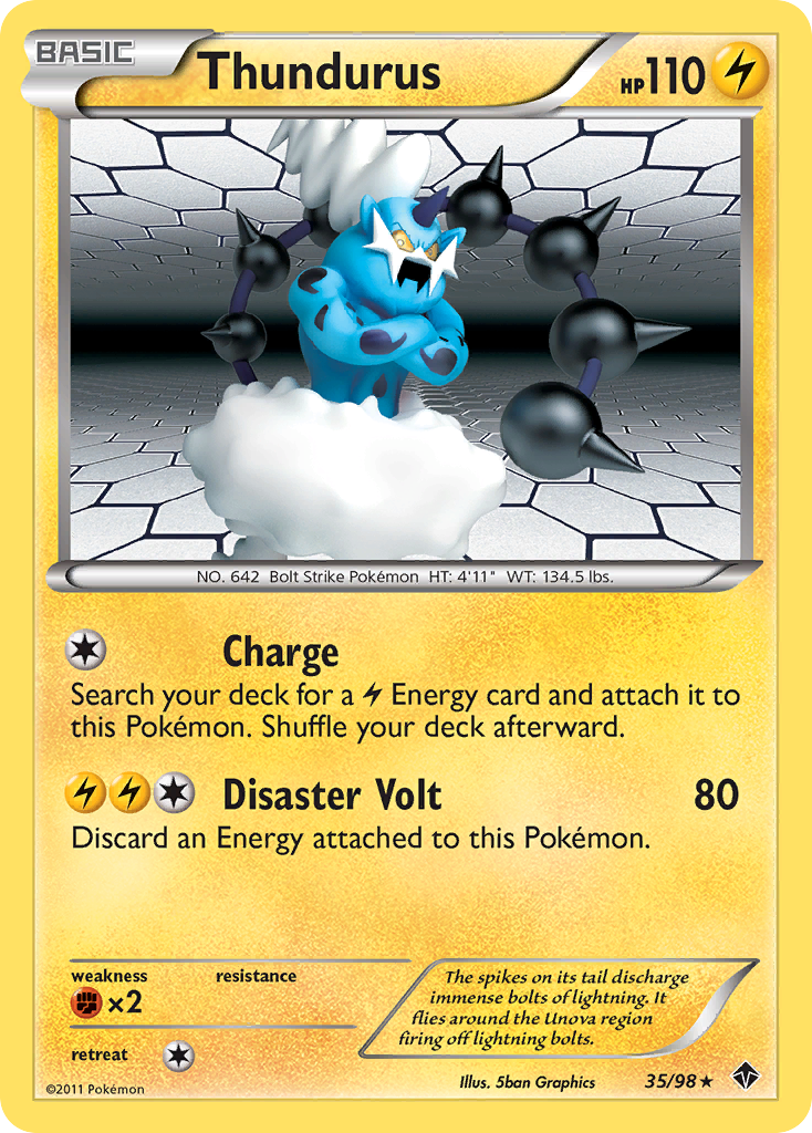 Thundurus (35/98) [Black & White: Emerging Powers] | Pegasus Games WI