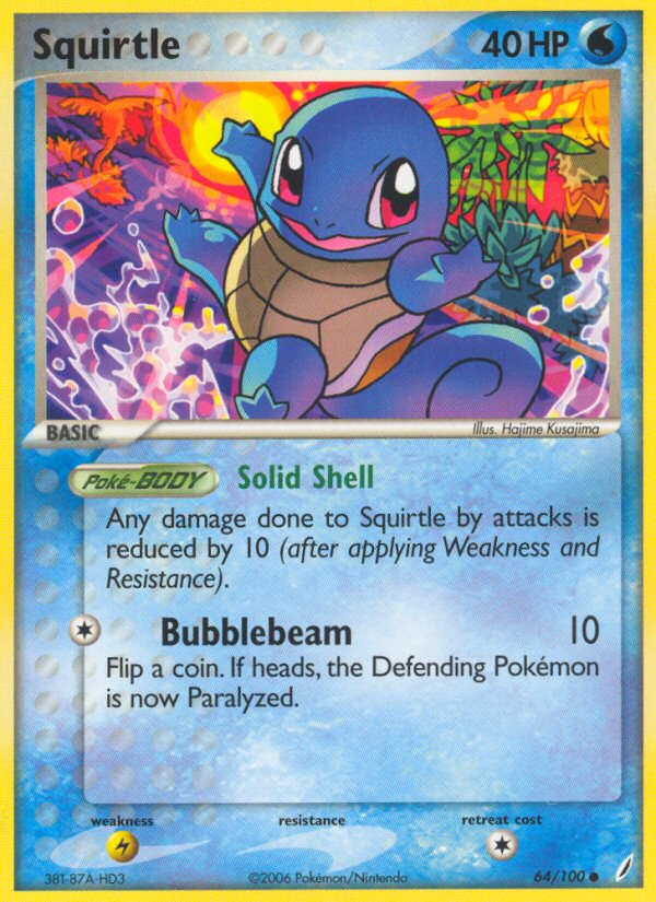 Squirtle (64/100) [EX: Crystal Guardians] | Pegasus Games WI