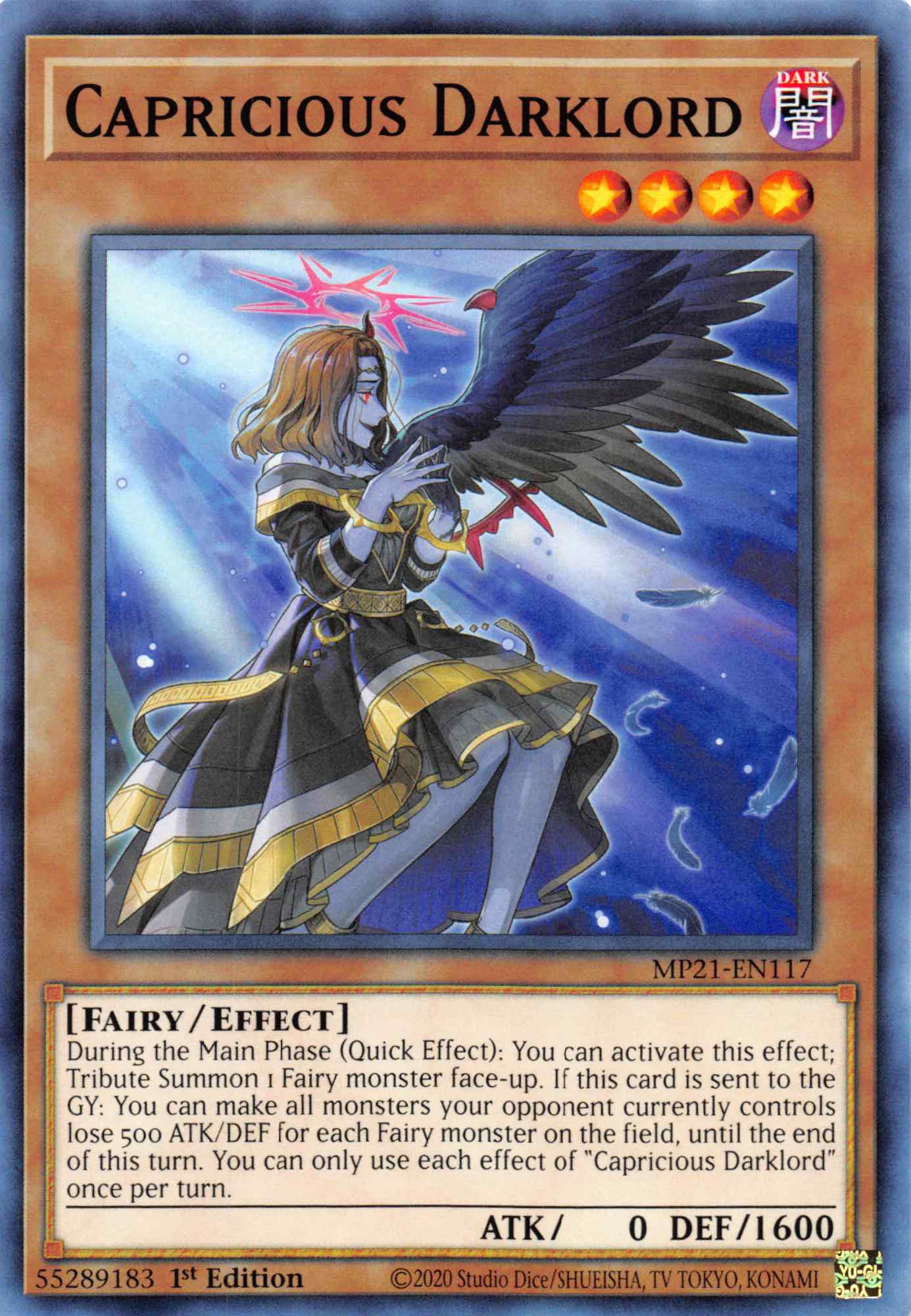 Capricious Darklord [MP21-EN117] Common | Pegasus Games WI