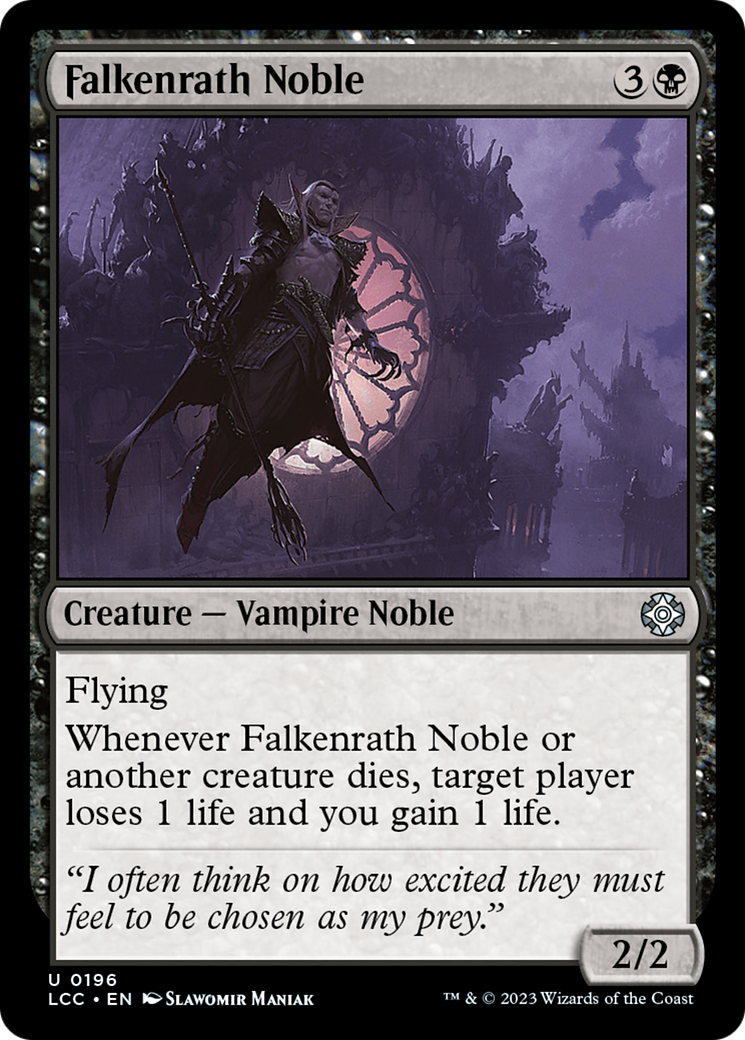 Falkenrath Noble [The Lost Caverns of Ixalan Commander] | Pegasus Games WI