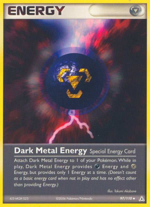 Dark Metal Energy (97/110) [EX: Holon Phantoms] | Pegasus Games WI