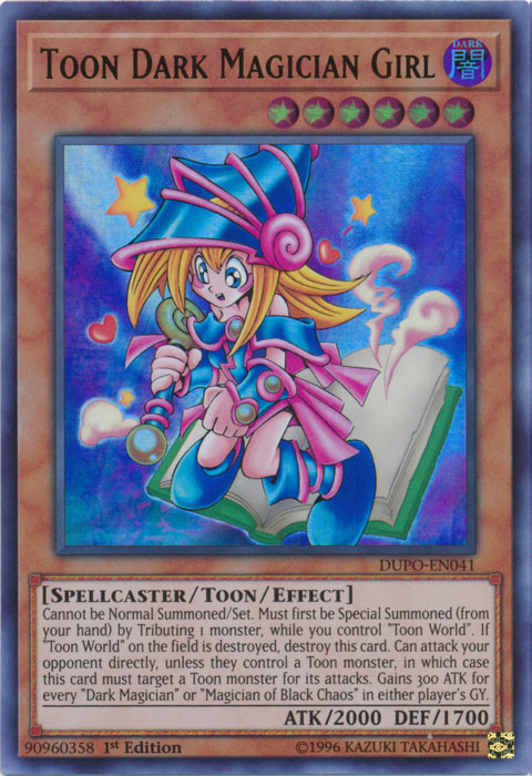 Toon Dark Magician Girl [DUPO-EN041] Ultra Rare | Pegasus Games WI