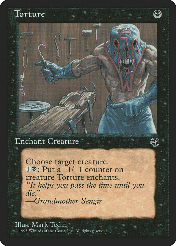 Torture (Grandmother Sengir Flavor Text) [Homelands] | Pegasus Games WI