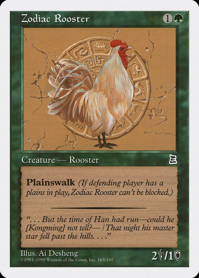 Zodiac Rooster [Portal Three Kingdoms] | Pegasus Games WI