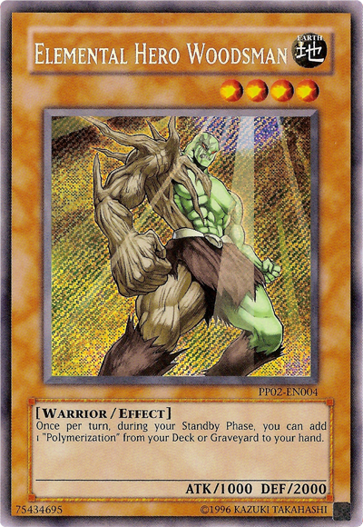 Elemental Hero Woodsman [PP02-EN004] Secret Rare | Pegasus Games WI