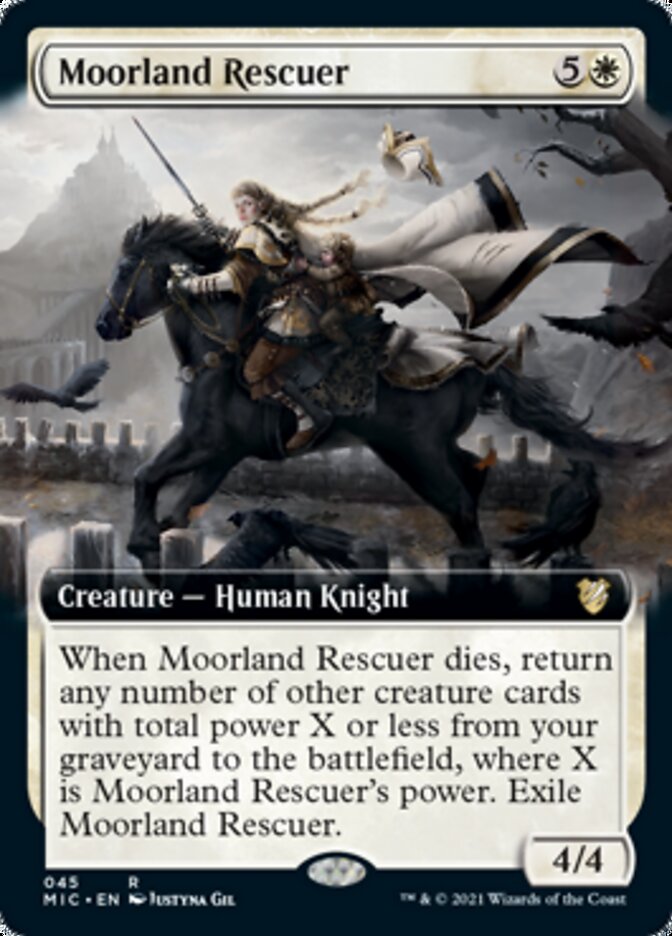 Moorland Rescuer (Extended Art) [Innistrad: Midnight Hunt Commander] | Pegasus Games WI