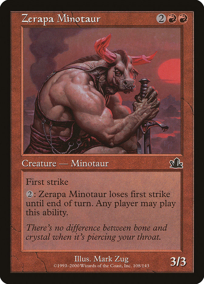 Zerapa Minotaur [Prophecy] | Pegasus Games WI