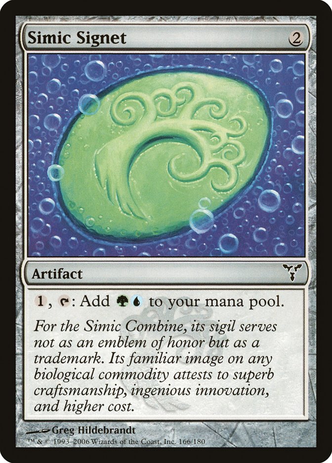 Simic Signet [Dissension] | Pegasus Games WI