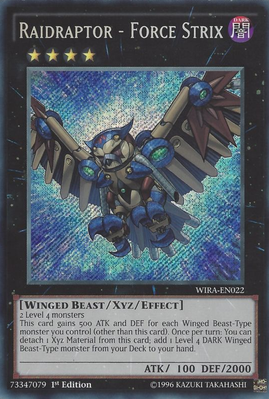 Raidraptor - Force Strix [WIRA-EN022] Secret Rare | Pegasus Games WI