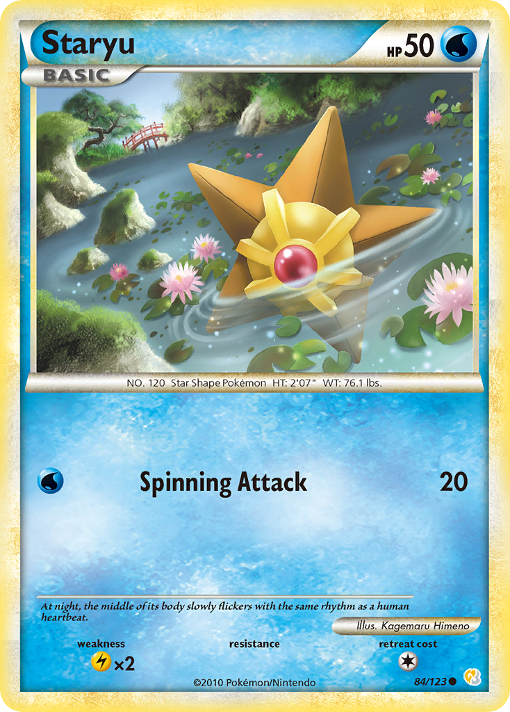 Staryu (84/123) [HeartGold & SoulSilver: Base Set] | Pegasus Games WI