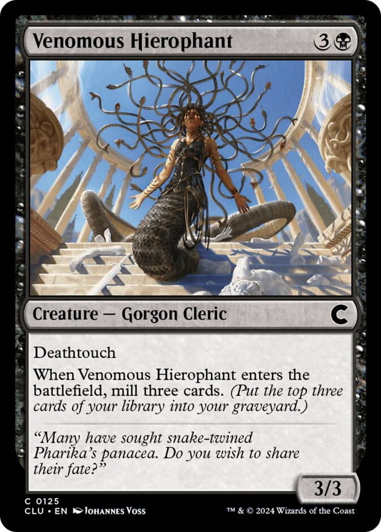 Venomous Hierophant [Ravnica: Clue Edition] | Pegasus Games WI