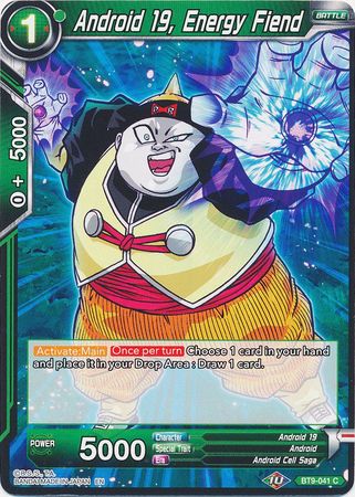 Android 19, Energy Fiend [BT9-041] | Pegasus Games WI