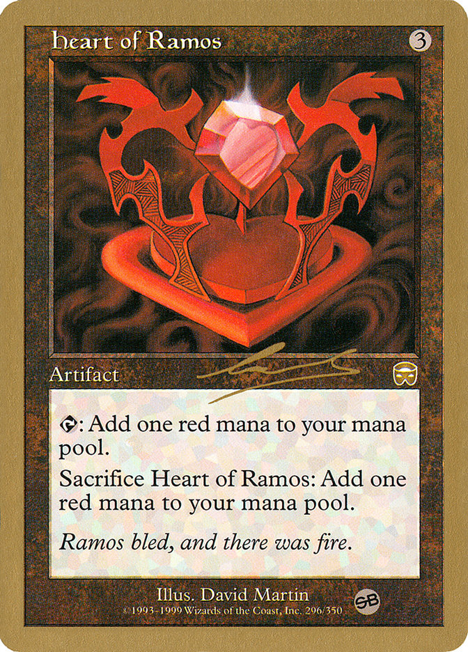 Heart of Ramos (Nicolas Labarre) (SB) [World Championship Decks 2000] | Pegasus Games WI