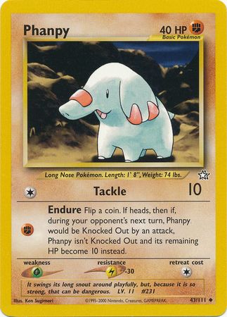 Phanpy (43/111) [Neo Genesis Unlimited] | Pegasus Games WI