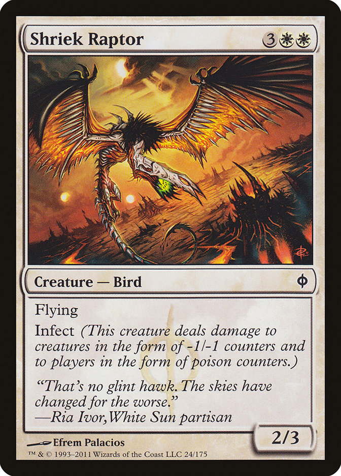 Shriek Raptor [New Phyrexia] | Pegasus Games WI