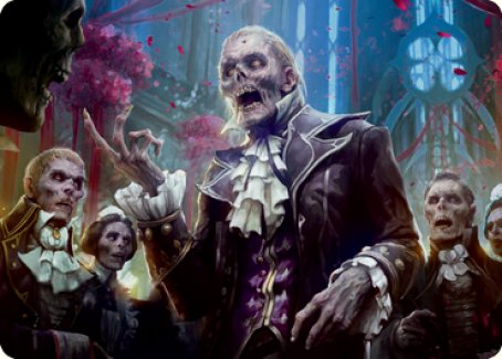 Undead Butler Art Card [Innistrad: Crimson Vow Art Series] | Pegasus Games WI