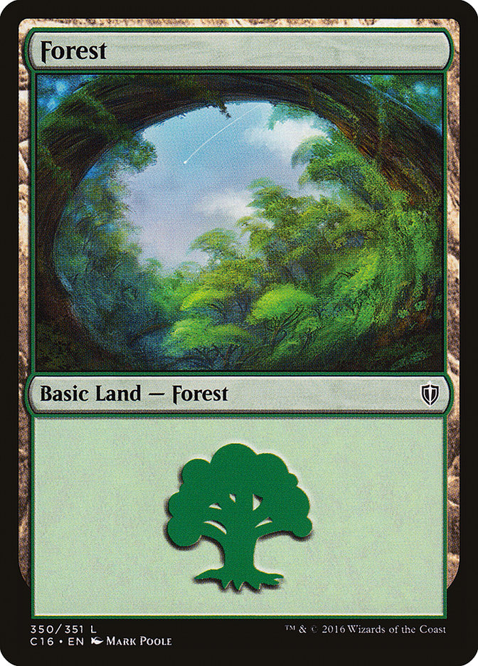 Forest (350) [Commander 2016] | Pegasus Games WI