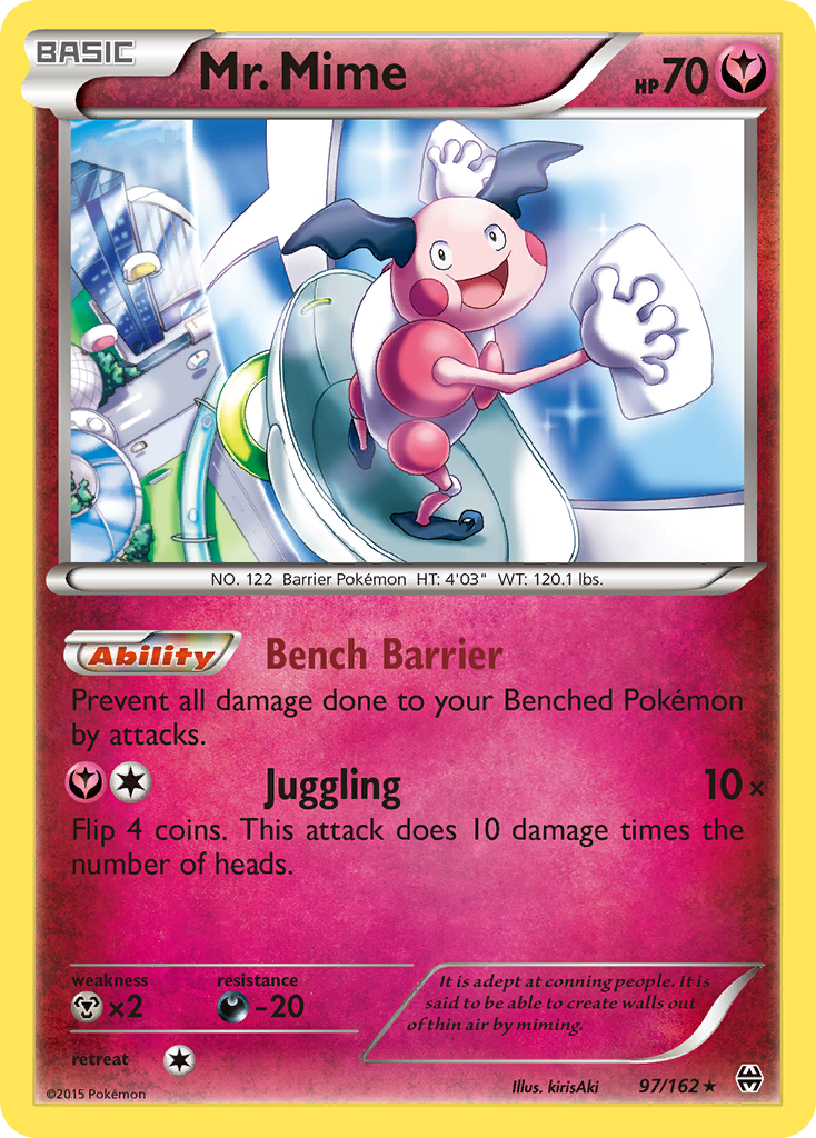 Mr. Mime (97/162) [XY: BREAKthrough] | Pegasus Games WI