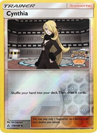 Cynthia (119/156) (Regional Championship Promo) [Sun & Moon: Ultra Prism] | Pegasus Games WI