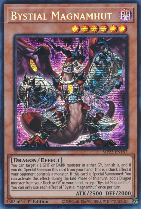 Bystial Magnamhut [MP23-EN157] Prismatic Secret Rare | Pegasus Games WI