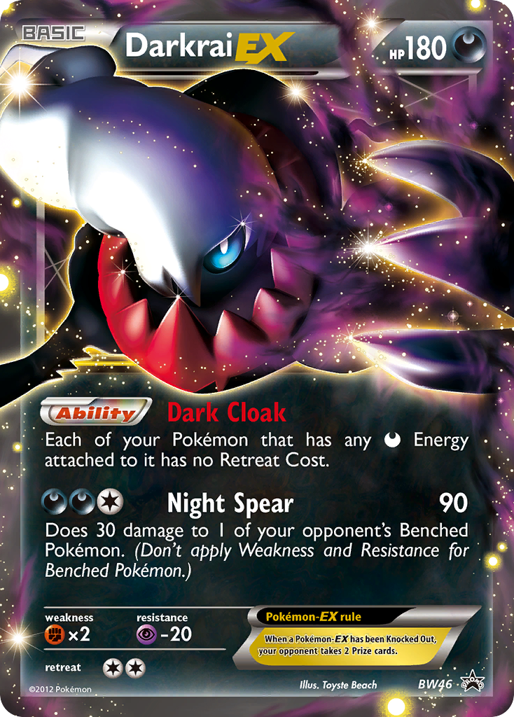 Darkrai EX (BW46) [Black & White: Black Star Promos] | Pegasus Games WI