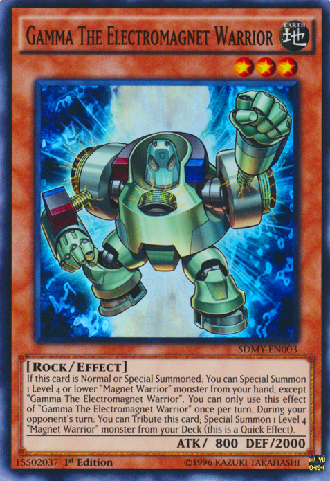 Gamma The Electromagnet Warrior [SDMY-EN003] Super Rare | Pegasus Games WI