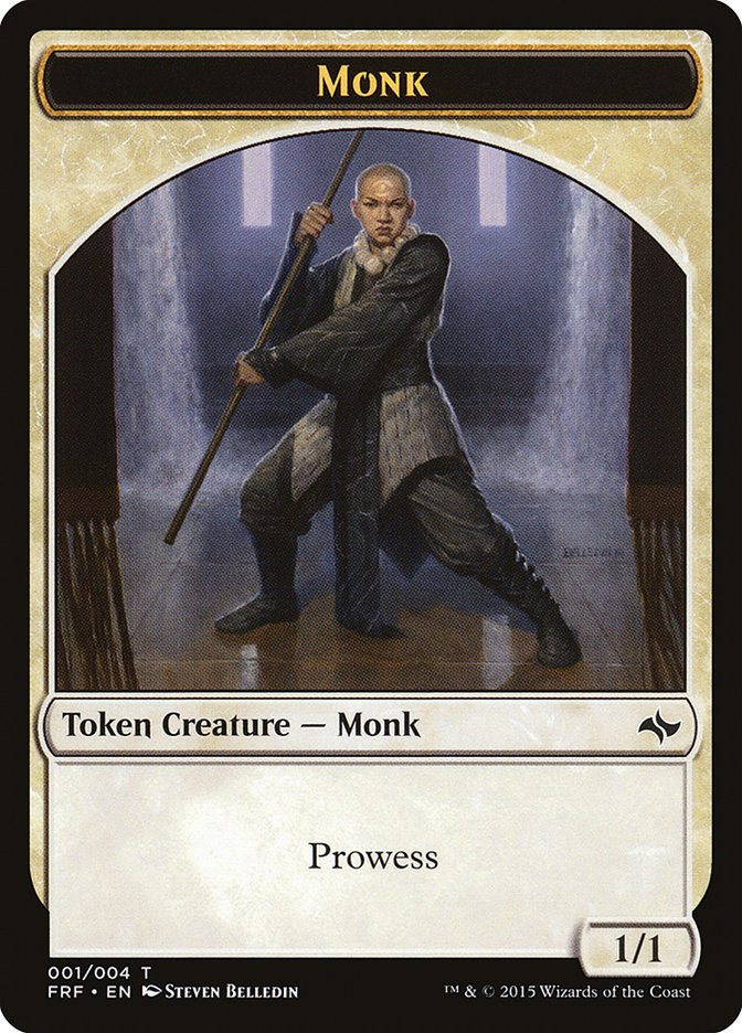 Monk Token [Fate Reforged Tokens] | Pegasus Games WI