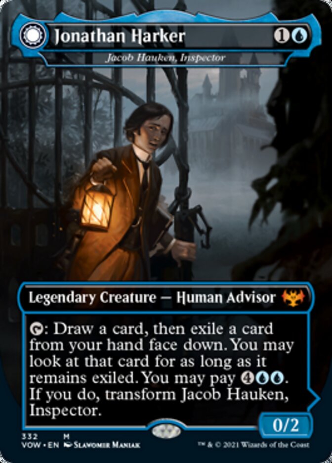 Jacob Hauken, Inspector // Hauken's Insight - Jonathan Harker // Harker's Obsessive Inquiry [Innistrad: Crimson Vow] | Pegasus Games WI