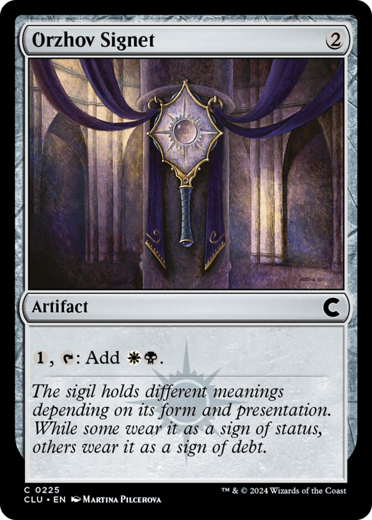Orzhov Signet [Ravnica: Clue Edition] | Pegasus Games WI