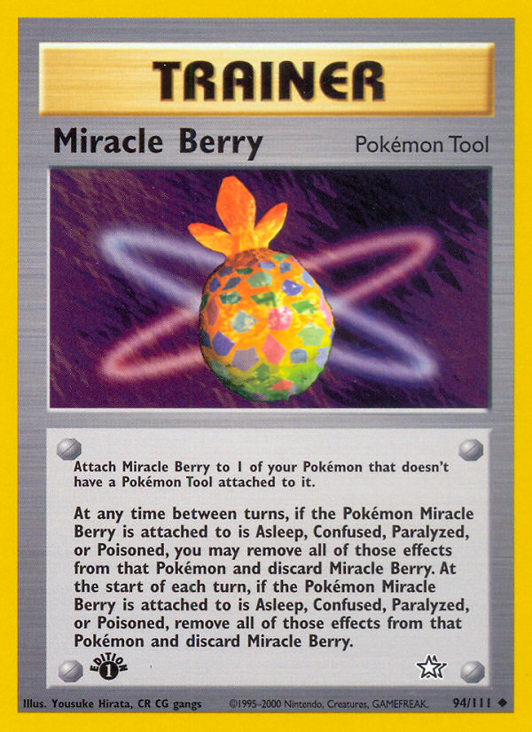 Miracle Berry (94/111) [Neo Genesis 1st Edition] | Pegasus Games WI