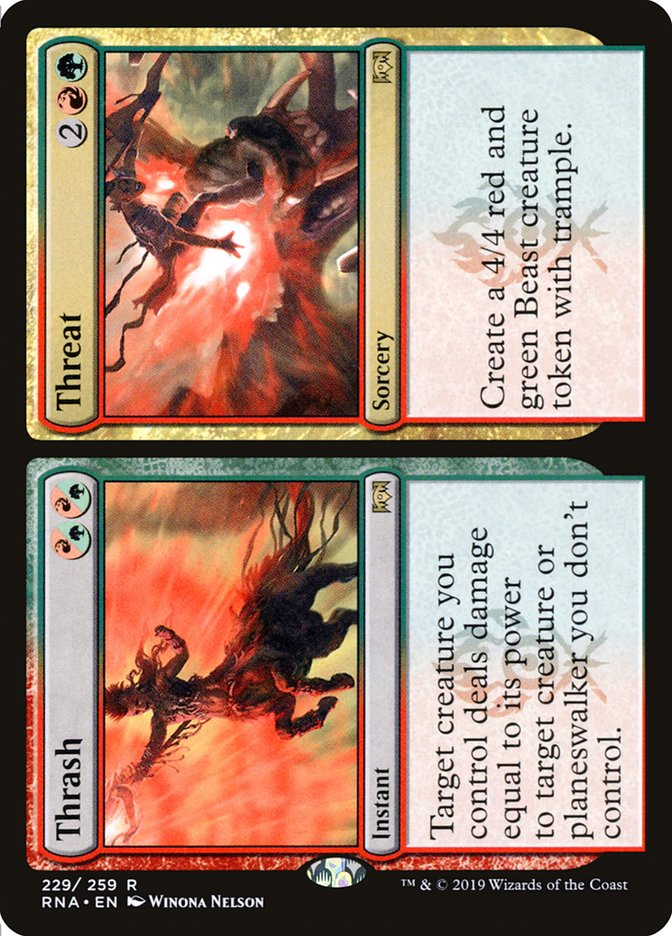 Thrash // Threat [Ravnica Allegiance] | Pegasus Games WI