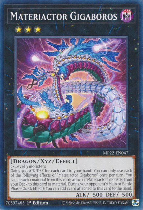 Materiactor Gigaboros [MP22-EN047] Common | Pegasus Games WI