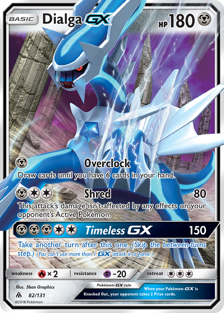 Dialga GX (82/131) [Sun & Moon: Forbidden Light] | Pegasus Games WI