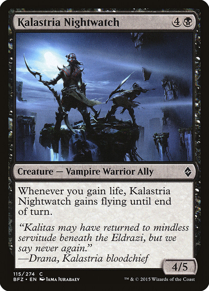 Kalastria Nightwatch [Battle for Zendikar] | Pegasus Games WI