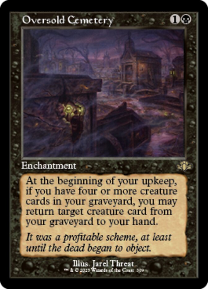 Oversold Cemetery (Retro) [Dominaria Remastered] | Pegasus Games WI