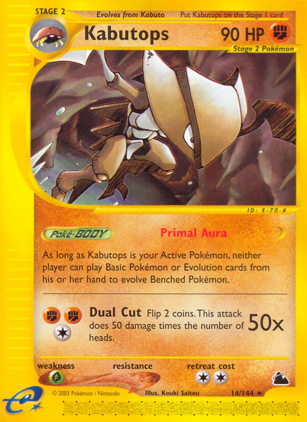 Kabutops (14/144) [Skyridge] | Pegasus Games WI