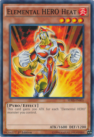 Elemental HERO Heat [SDHS-EN005] Common | Pegasus Games WI
