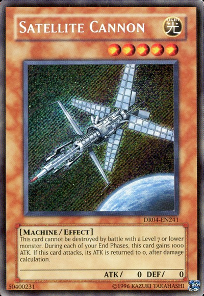 Satellite Cannon [DR04-EN241] Secret Rare | Pegasus Games WI