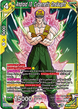 Android 13, Cybernetic Onslaught (BT14-151) [Cross Spirits] | Pegasus Games WI