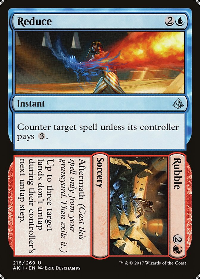Reduce // Rubble [Amonkhet] | Pegasus Games WI
