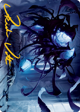 Spectral Adversary Art Card (Gold-Stamped Signature) [Innistrad: Midnight Hunt Art Series] | Pegasus Games WI