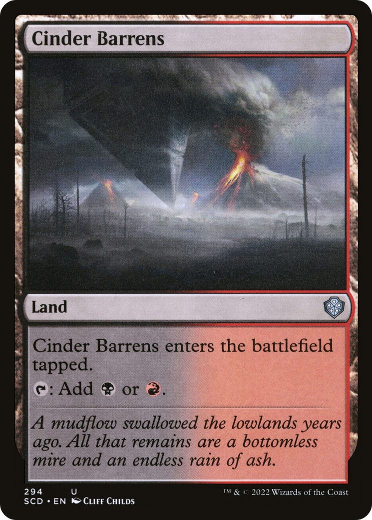 Cinder Barrens [Starter Commander Decks] | Pegasus Games WI