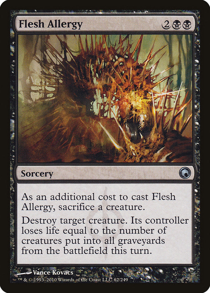 Flesh Allergy [Scars of Mirrodin] | Pegasus Games WI