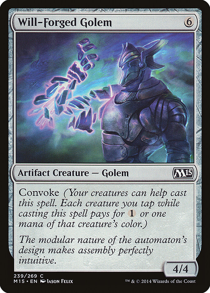 Will-Forged Golem [Magic 2015] | Pegasus Games WI