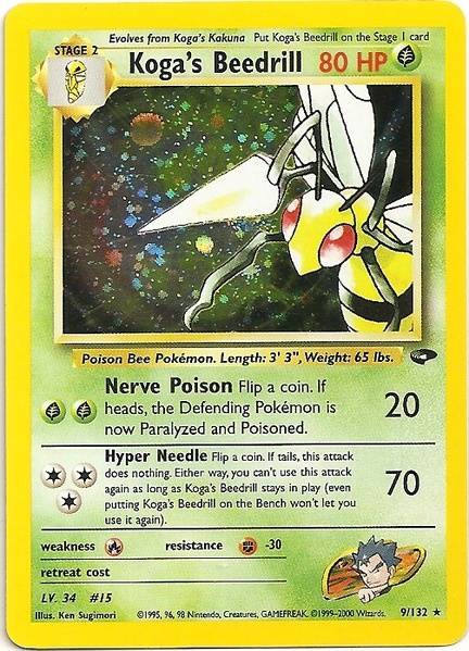 Koga's Beedrill (9/132) [Gym Challenge Unlimited] | Pegasus Games WI