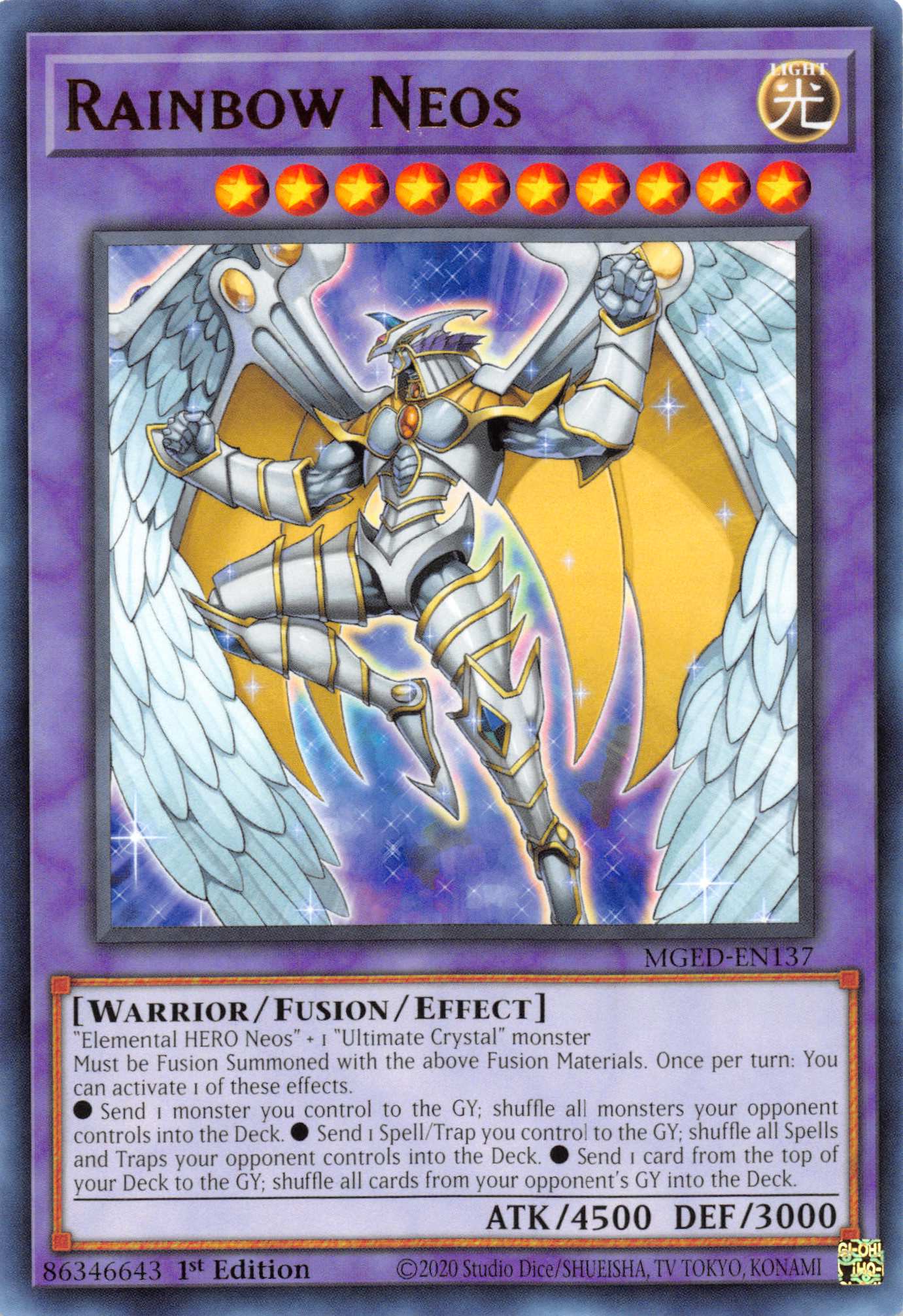 Rainbow Neos [MGED-EN137] Rare | Pegasus Games WI